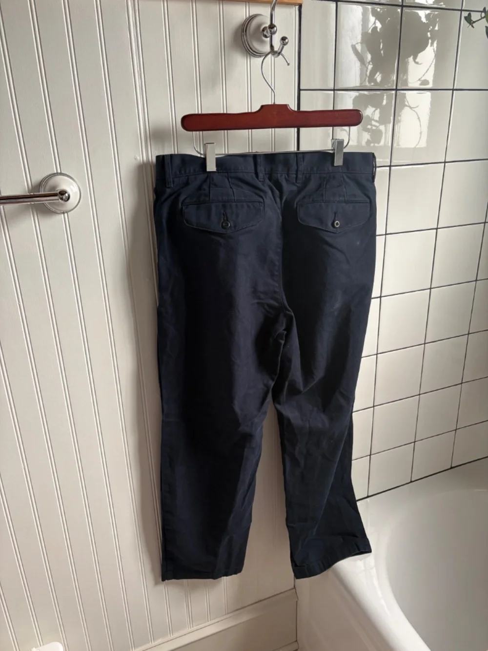 J Crew Classic Chino Pant in Navy